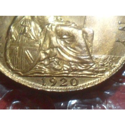 1920 George V penny.