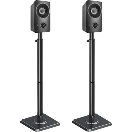 Mounting Dream Speaker Stands - Height Adjustable Speaker Stand for Vizio, Polk,