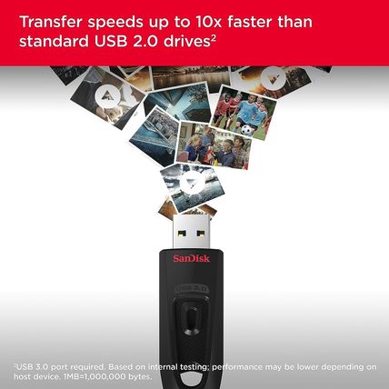 Sandisk 32GB 3-Pack Ultra USB 3.0 Flash Drive 32GB (Pack of 3) - SDCZ48-032G-GAM