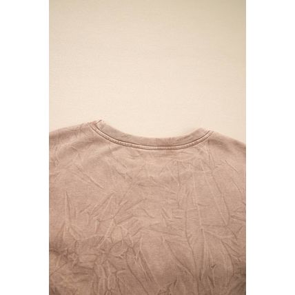 DUNE saved by grace Letter Embroidery Mineral Wash Loose Sweatshirt