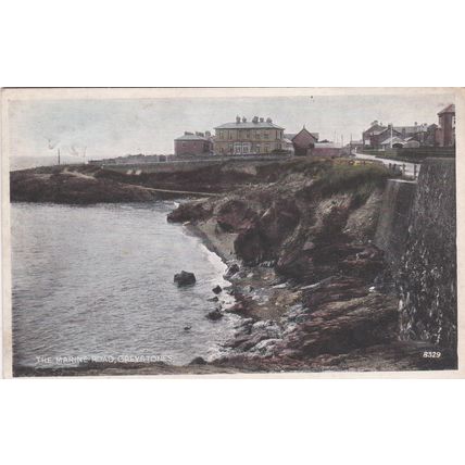 EC905. GREYSTONES - THE MARINE ROAD . PRINTED POSTCARD.