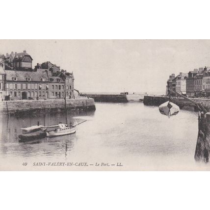 ED104 SAINT VALERY EN CAX -LE PORT .LL PRINTED POSTCARD