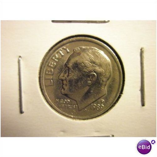 1989-P Roosevelt Dime FREE SHIPPING