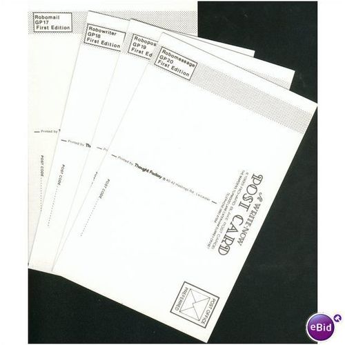 GB Postcard 1989 - Robo Postapost - Card Today - x 4