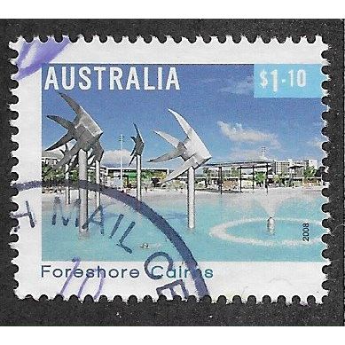 AUS 2008 $1.10 'TOURIST PRECINCTS -FORESHORE CAIRNS' FINE USED (EBID67-981)