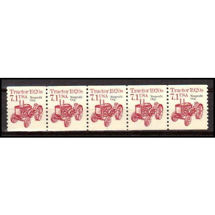 2127a 7.1c Tractor Very Fine MNH Dry Gum PNC 1/5 X0823