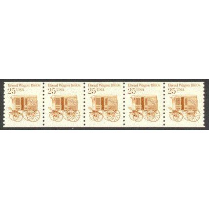 2136 25c Bread Wagon Very Fine MNH Dry Gum PNC 1/5 P0503
