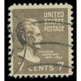 Used 812 7c Andrew Jackson Fine M07824