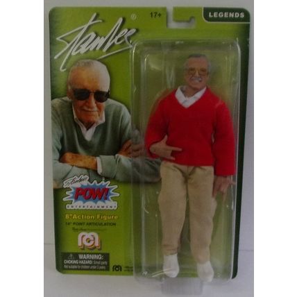 STAN LEE ' MEGO ' action figure RED SWEATER (2021)