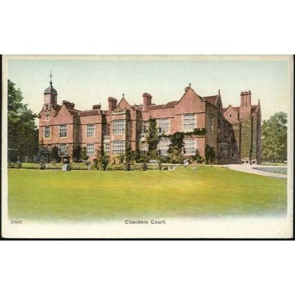 Ellesborough, Buckinghamshire - Checkers (Chequers) PM's house -postcard c.1910s