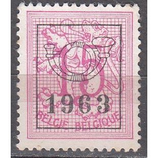 Belgique 1959 Michel 1176XAVI O Cote (2008) 0.75 € Lion héraldique 1963