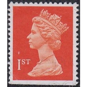 GB, 1990 (1st) Machin, phos. paper, SG 1516 (Scott #MH188), used