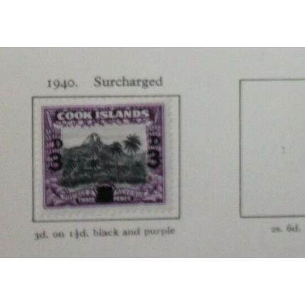 Cook Islands KGVI 1940 Surcharge & 1944-6 Pictorials SG130 137-145 Mounted Mint
