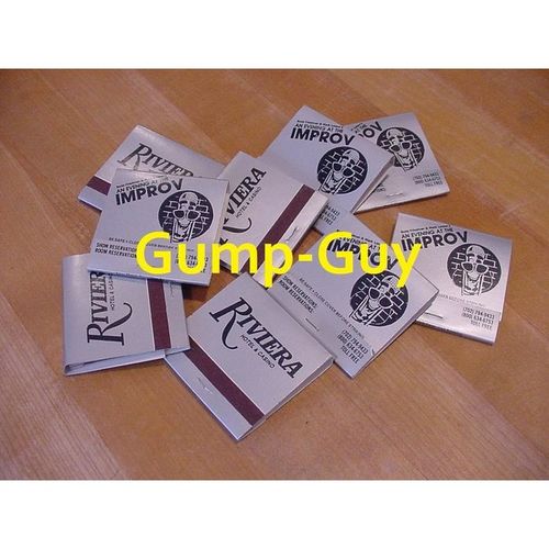 Lot Vintage Matchbooks Riviera Las Vegas Scrapbooking Casino Matches Unused