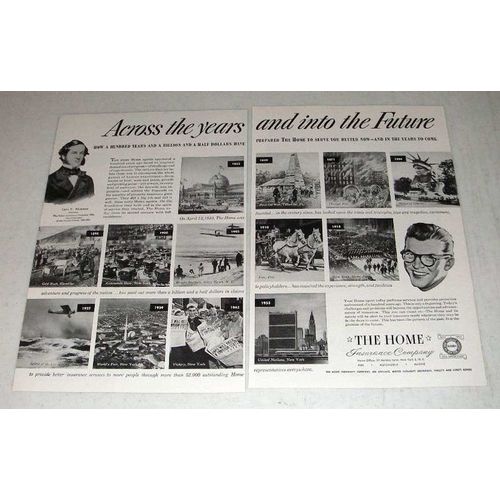 1953 The Home Insurance Ad - Into The Future