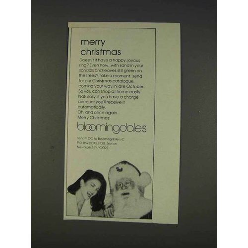 1977 Bloomingdale's Department Store Ad - Christmas