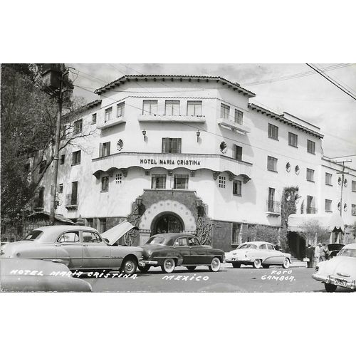 Mexico City - Hotel Maria Cristina RP 1950s postcard