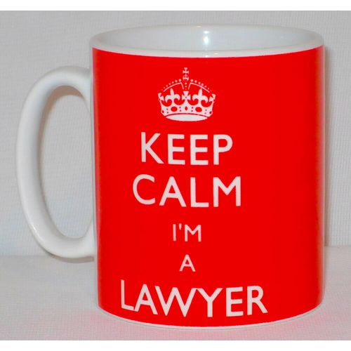 Keep Calm I'm A Lawyer Mug Can Personalise Great Law Solicitor Legal Gift Cup
