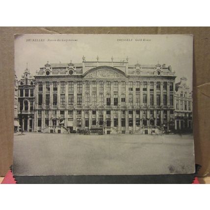 GUILD HOUSES, BRUXELLES, BRUSSELS . unused large antique postcard (A) =