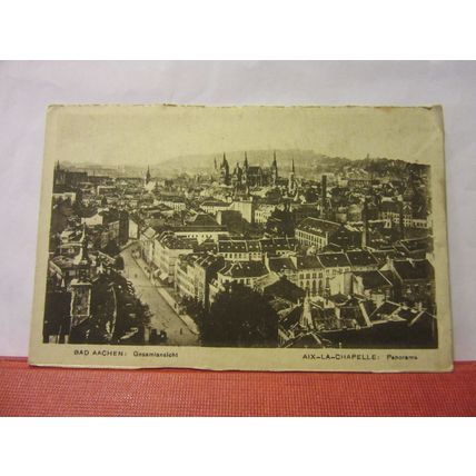 GESAMIANSICHT, BAD AACHEN, GERMANY unused antique postcard (A) /