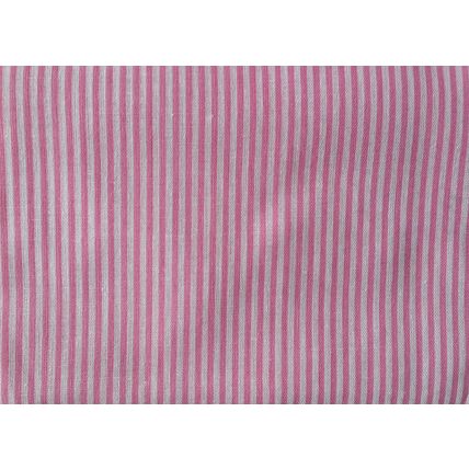Pink striped cotton fabric 54cms x 45cms