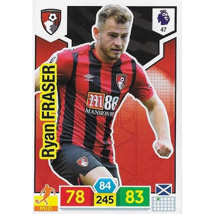 Premier League Adrenalyn XL 2019/20: AFC Bournemouth, Midfielder - Fraser