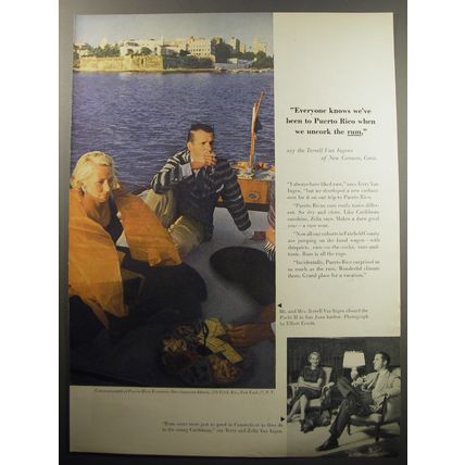 1957 Puerto Rico Tourism Ad - Everyone knows we've been to Puerto Rico