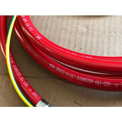 NEW GRACO 235069 COUPLED HOSE 5/16" DIAMETER 061-290,36417,E69567 (P) CABLE,SJ