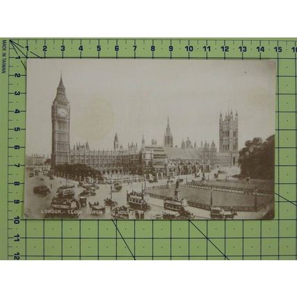 LONDON - CLOCK TOWER AND HOUSES OF PARLIAMENT (2), ENGLAND, Postcard