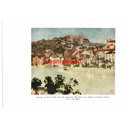 Landscape, Eve Kirk, Book Illustration (Print), 1931