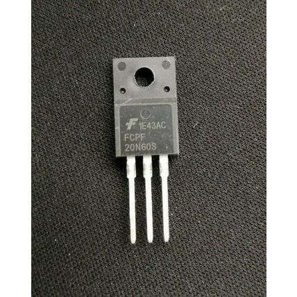 FCPF20N60S TO-220F 600 V, 20 A, 190 mΩ
