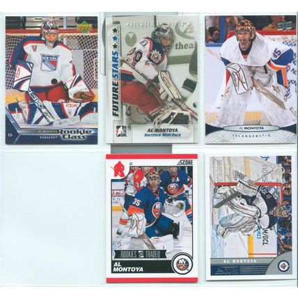 AL Montoya 5x card lot