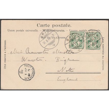Le Château, Brigue, Valais, 1904 - Burgy CPA