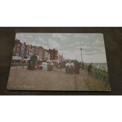 1907 fr Postcard - Kings Road scene - Brighton, Sussex