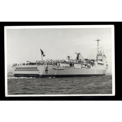 WL2102 - French Navy Warship - Ouragan - photograph by Wright & Logan