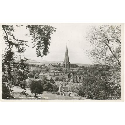 PC19385 All Saints Church. Bakewell. Frith. 1962