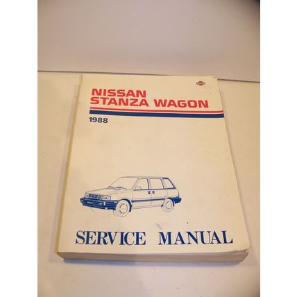 1988 NISSAN STANZA WAGON MODEL M10 SERVICE MANUAL