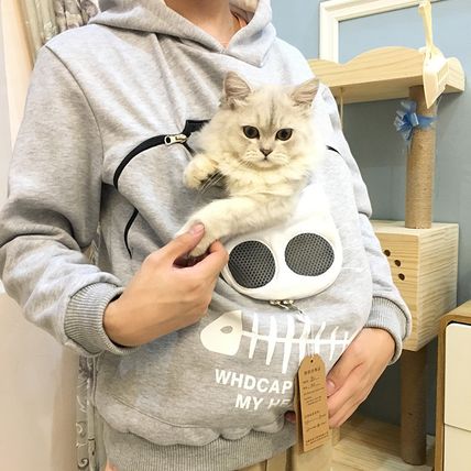 Cat Dog Carrier Hoodie Pet Pouch Sweatshirt Wamer Ideal for outdoor adventures