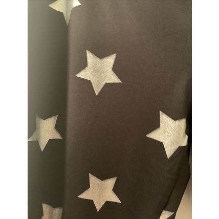 Live Love Dream Women's Silver Star Theme Yoga Leggings Pants Black Size XL
