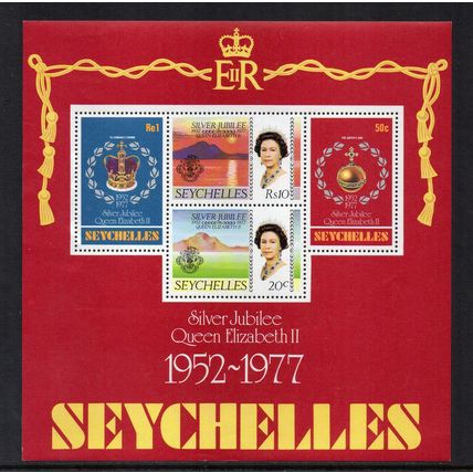 Seychelles - 1977 - Silver Jubilee Souvenir Sheet, MNH