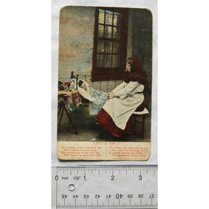 vintage postcard - Little Jim - verse 1