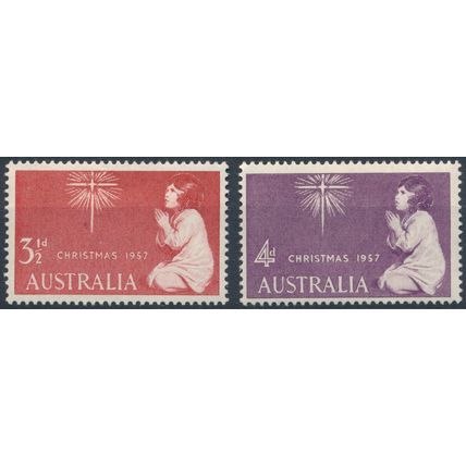 Christmas - Australia 1957 - NM H - SG 298/9