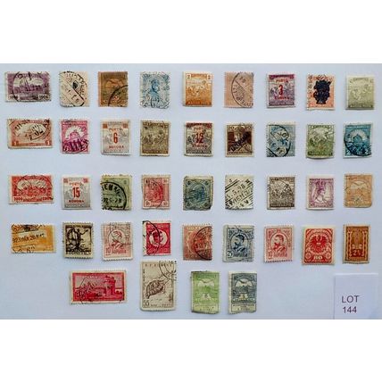EUROPE STAMPS INCLUDING HUNGARY, ROMANIA, CROATIA AND AUSTRIA. LOT 144.