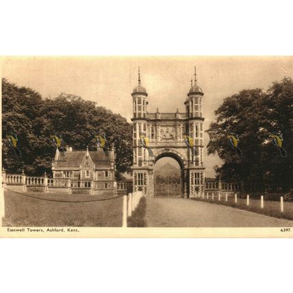 Eastwell Towers, Ashford, Kent, Solograph Sweetland Postcard
