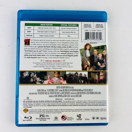A Christmas Story Blu-ray Disc Classic Peter Billingsley, Melinda Dillon
