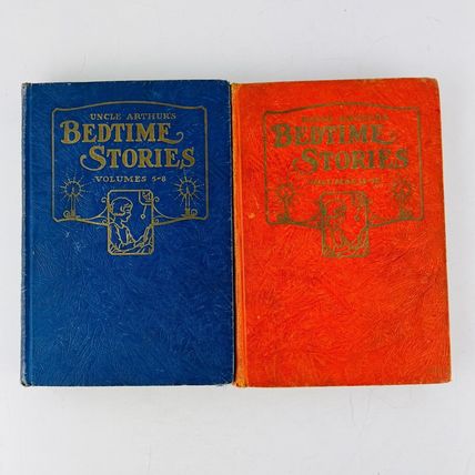Uncle Arthurs BEDTIME STORIES by Arthur S Maxwell Classic Childrens Two Book Lot