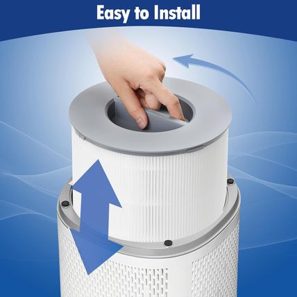 2 Pack 12030 Medium Room True HEPA Air Purifier Replacement Filter Compatible wi