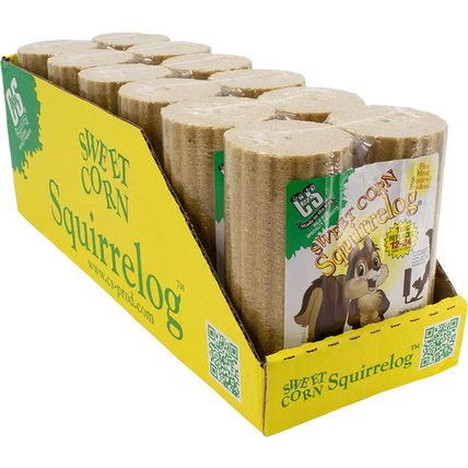 C&S Sweet Corn Squirrelog, 6-Pack Refill