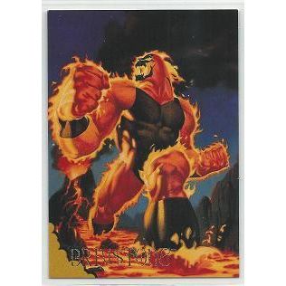 DC VILLAINS card # 82 ' BRIMSTONE ' (1995 )