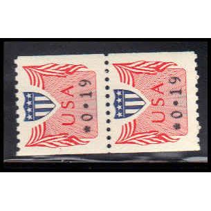 CVP31 19c Shield Very Fine MNH Dry Gum Pair PA5098